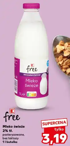 Kaufland Mleko świeże 2% tł. 1l oferta