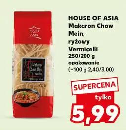 Kaufland HOUSE OF ASIA Makaron Chow Mein, ryżowy Vermicelli 250/200 g oferta
