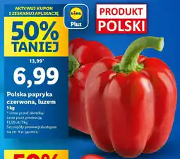 Lidl Polska papryka czerwona 1 kg oferta