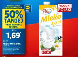 Lidl PILOS Mleko UHT 2,0% 1 l oferta
