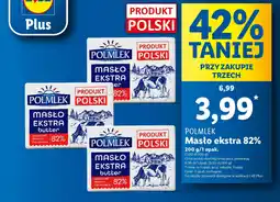 Lidl POLMLEK Masło ekstra 82% 200 g oferta