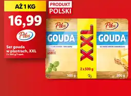Lidl Ser gouda w plastrach, XXL 2 x 500 g oferta