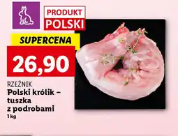 Lidl RZEŹNIK Polski królik - tuszka z podrobami 1 kg oferta