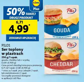 Lidl PILOS Ser topiony w plastrach 250 g oferta