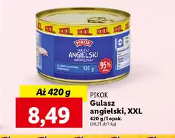 Lidl PIKOK Gulasz angielski, XXL 420 g oferta
