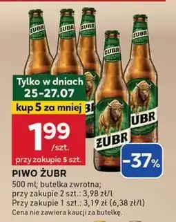 Stokrotka Optima Żubr Piwo jasne 500 ml oferta