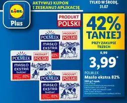 Lidl Masło ekstra Polmlek oferta