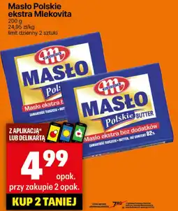 Delikatesy Centrum Masło Polskie ekstra Mlekovita oferta