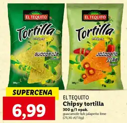 Lidl EL TEQUITO Chipsy tortilla 300 g oferta