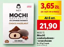 Lidl MISS TI Mochi czekoladowo-orzechowe, 6 x 33 g oferta