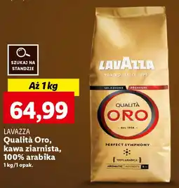Lidl LAVAZZA Qualità Oro, kawa ziarnista, 100% arabika, 1 kg oferta