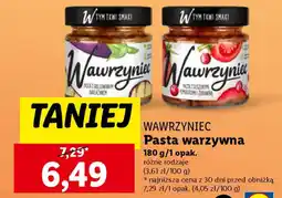 Lidl WAWRZYNIEC Pasta warzywna, 180 g oferta