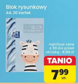 Carrefour Blok rysunkowy A4, 20 kartek oferta