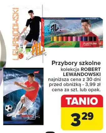 Carrefour Przybory szkolne kolekcja ROBERT LEWANDOWSKI oferta