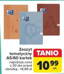 Zeszyt tematyczny A5, 60 k.
