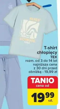 Carrefour T-shirt chłopięcy TEX oferta