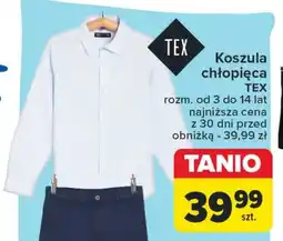 Carrefour Koszula chłopięca TEX oferta