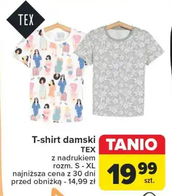 Carrefour T-shirt damski TEX oferta