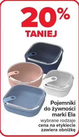 Pojemniki do żywności marki Ela