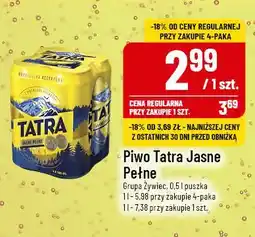 Polomarket Piwo Tatra Jasne Pełne oferta