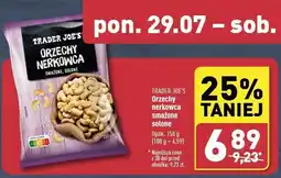 ALDI Orzechy nerkowca smażone solone Trader joe's oferta
