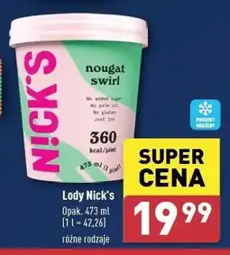 ALDI Lody nougat swirl Nick's oferta