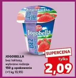 Kaufland Jogurt truskawka Zott jogobella bez laktozy oferta