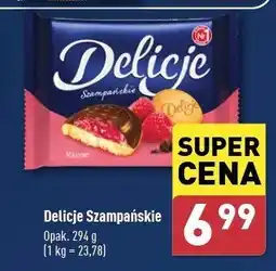 Ciastka z galaretką malinową Delicje szampańskie