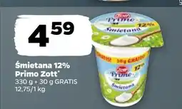 Netto Śmietana 12 % Zott primo oferta