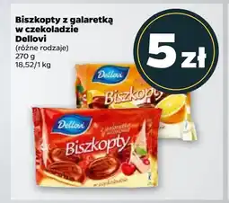 Netto Biszkopty w czekoladzie z galaretką wiśniową Dellovi oferta