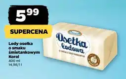 Netto Lód osełka śmietankowa Koral osełka lodowa oferta