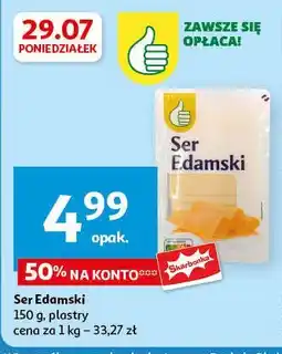Ser edamski plastry Podniesiony kciuk