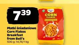 Netto Płatki corn flakes Breakfast from bell's oferta