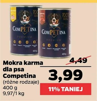 Netto Mokra karma dla psa Competina oferta
