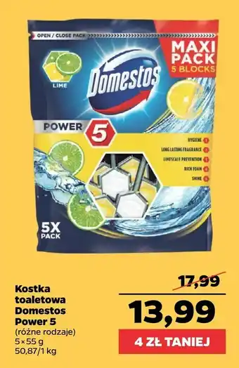 Netto Kostka toaletowa Domestos Power 5 oferta