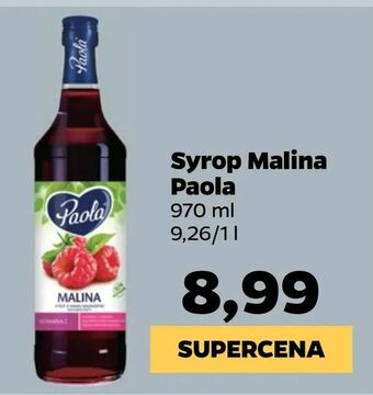 Netto Syrop Malina Paola oferta