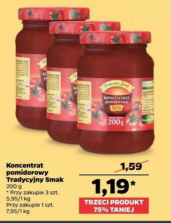 Netto Koncentrat pomidorowy Tradycyjny Smak oferta