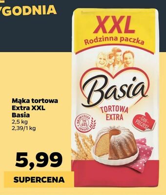 Mąka tortowa Extra XXL Basia