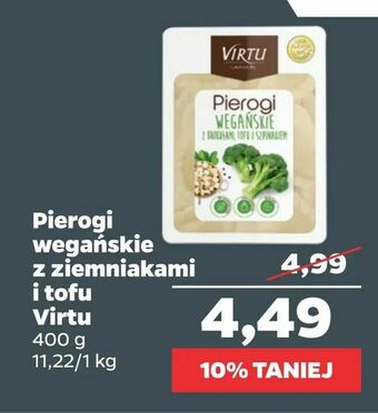 Netto Pierogi wegańskie z ziemniakami i tofu Virtu oferta