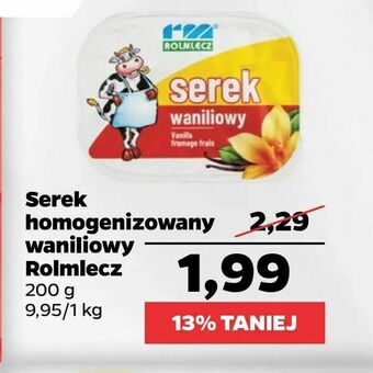 Netto Serek homogenizowany waniliowy Rolmlecz oferta