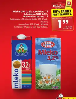 Biedronka Mleko 3.2 % Łowicz 1906 Łowickie oferta