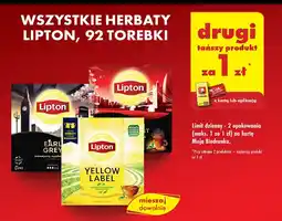 Biedronka Herbata Lipton Daring English Breakfast oferta