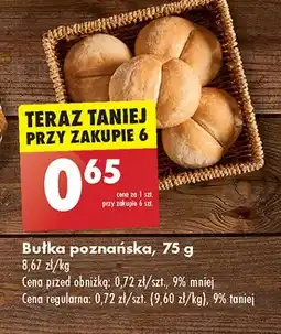 Biedronka Bułka poznańska oferta