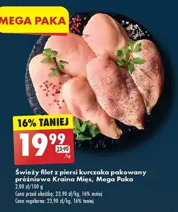 Biedronka Filet z piersi kurczaka Kraina Mięs oferta