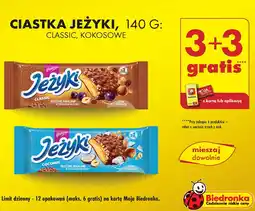 Biedronka Ciastka classic Jeżyki oferta