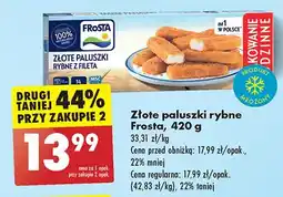 Biedronka Złote paluszki rybne Frosta oferta