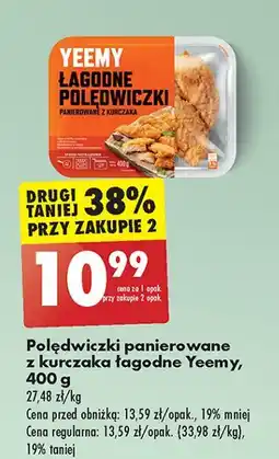 Biedronka Polędwiczki z kurczaka łagodne Yeemy oferta