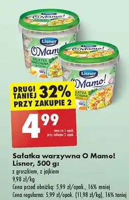 Biedronka Sałatka warzywna z jajkiem Lisner O Mamo! oferta