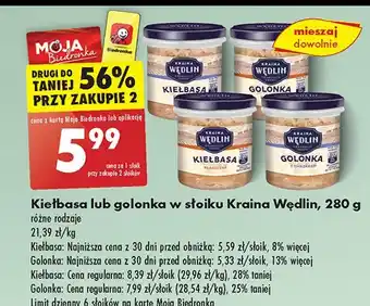 Biedronka Kiełbasa klasyczna Kraina Wędlin oferta