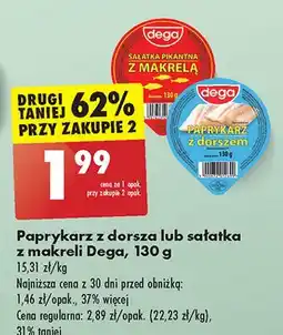 Biedronka Sałatka pikantna z makrelą Dega oferta